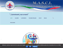 Tablet Screenshot of masci.it